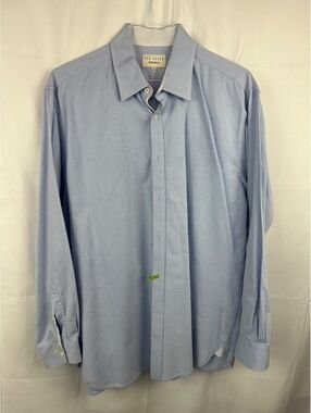 Ted Baker Endurance Light Blue Men's Dress Shirt 17.5 34/35